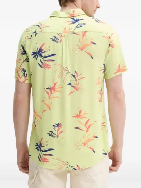 Scurt cămașă Rip Curl cu model floral cu imagine galben