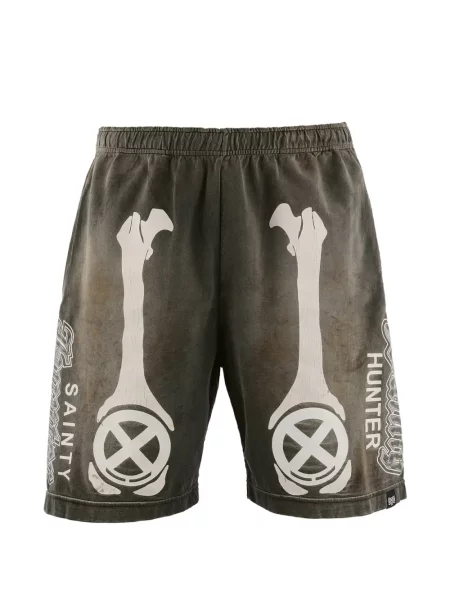 Pantaloni scurți Saint Mxxxxxx cu imagine gri