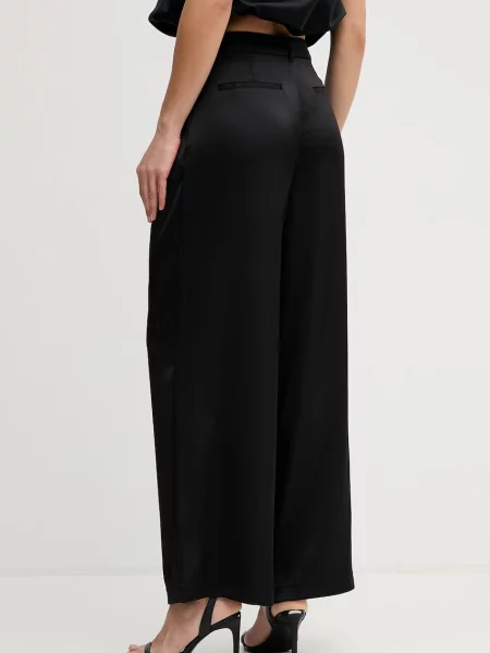 DKNY spodnie straight czarne