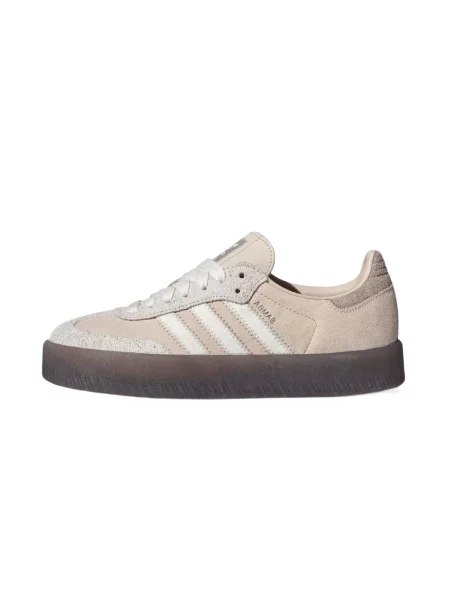 Sneakersy Adidas Originals zamszowe beżowe