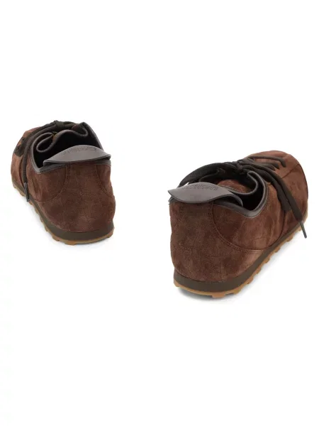 Buty do tenisa Jacquemus skórzane do tenisa brązowe