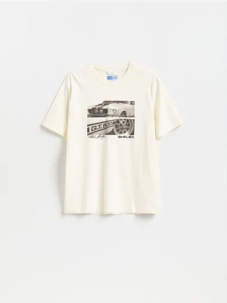 Reserved Tricou Shelby crem