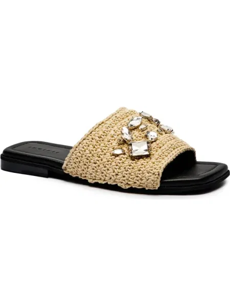 Inuikii Papucs Woven Strap Stones bézs