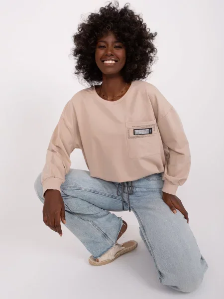 Bluza Relevance beżowa