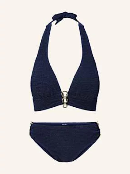 Lingadore Zestaw Bikini Z Wyściełanymi Miseczkami Typu Triangle blau niebieskie