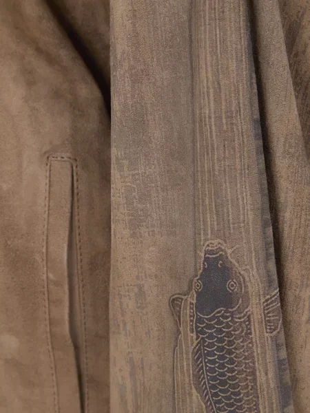 Kurtka bomber Ibrigu brązowy