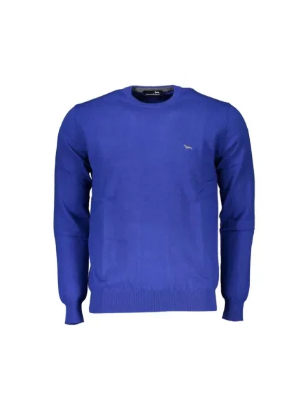 Sweter Harmont & Blaine elegancki niebieski