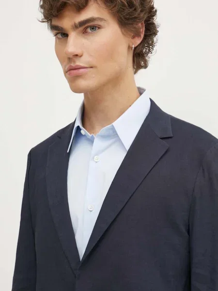 Lanen suknjič Theory mornarsko modra