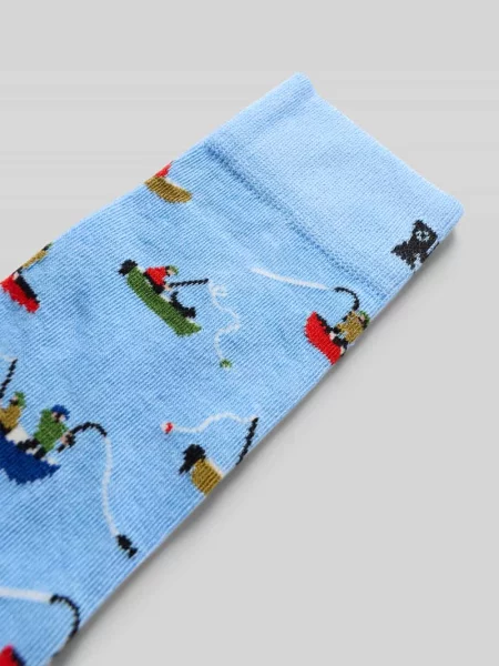 Skarpety z nadrukiem z motywem na całej powierzchni Happy Socks