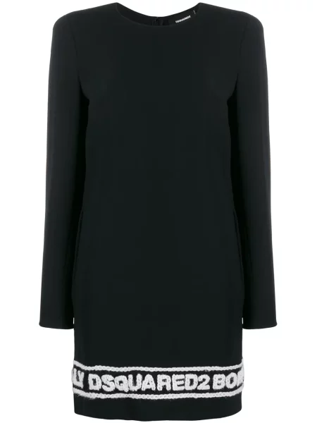 Rochie Dsquared2 cu autograf negru