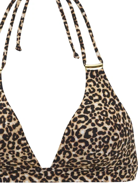 LASCANA Bikini kremna / rjava črna