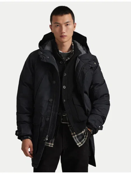 Polo Ralph Lauren Зимно палто черен