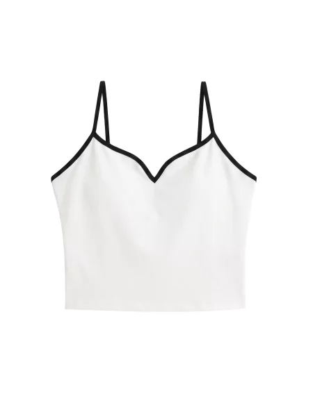 Aim'n Sport top negru alb