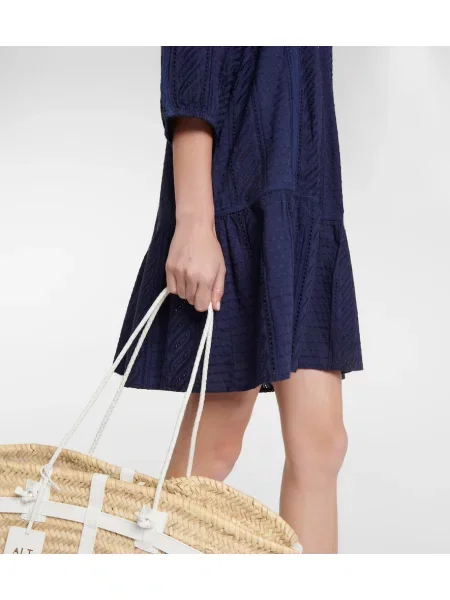 Rochie Melissa Odabash cu broderie albastru