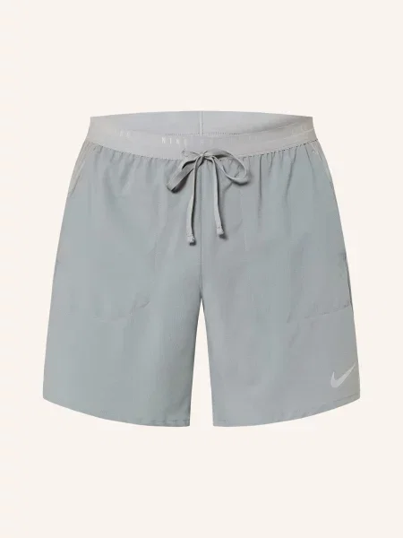 Nike Bežecké Šortky 2 V 1 Stride šedá