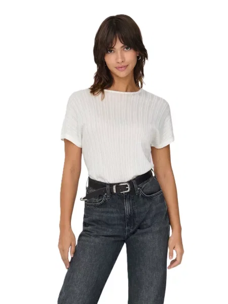 ONLY Tricou alb negru