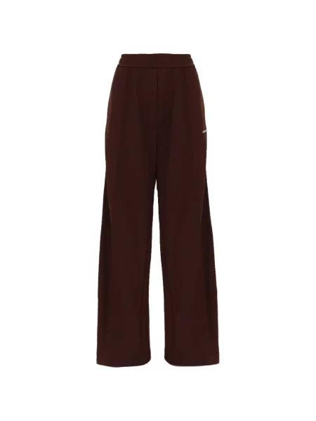 Pantaloni Moncler cu imagine alergare maro