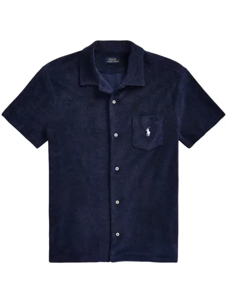 Πλεκτά τρέξιμο sneakers Polo Ralph Lauren με κορδόνια μωβ