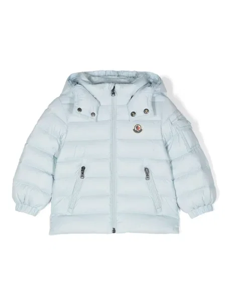 Kurtka dziecięca Moncler Enfant niebieska