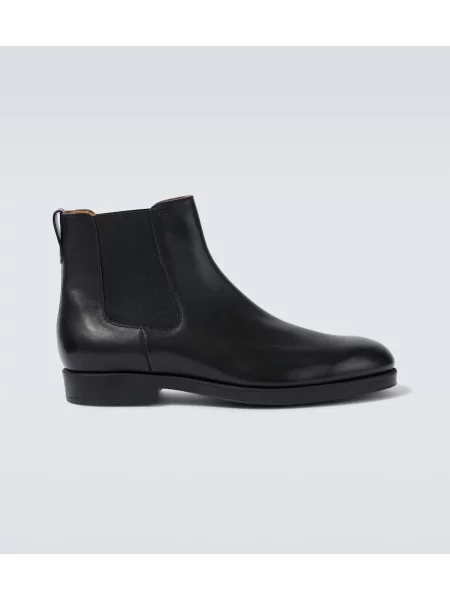 Botine chelsea Tod's din piele negru