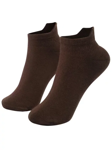 Cfab Čarape Sneaker Socken' smeđa