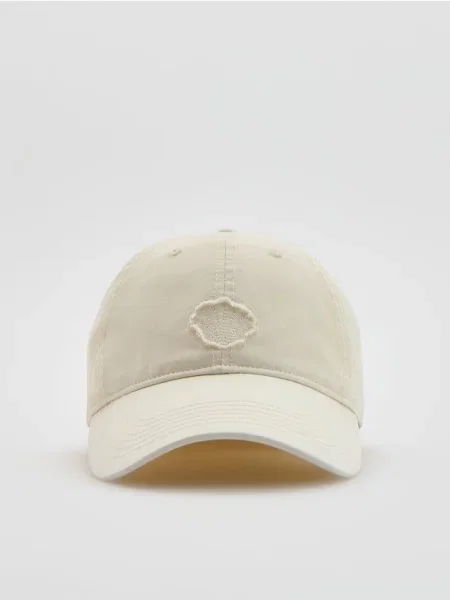 Reserved Бейсболка кремовий 