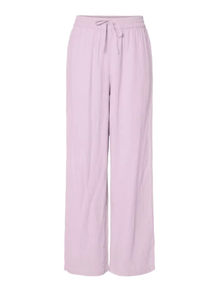 PIECES Pantaloni PCSASTINA mov lavandă