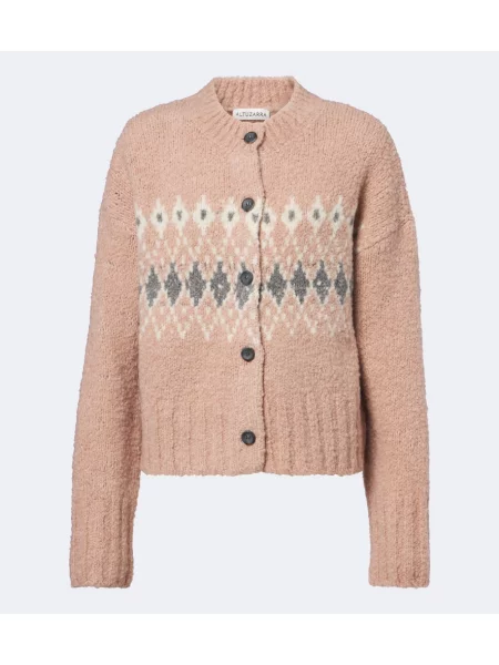 Cardigan Altuzarra de lână roz