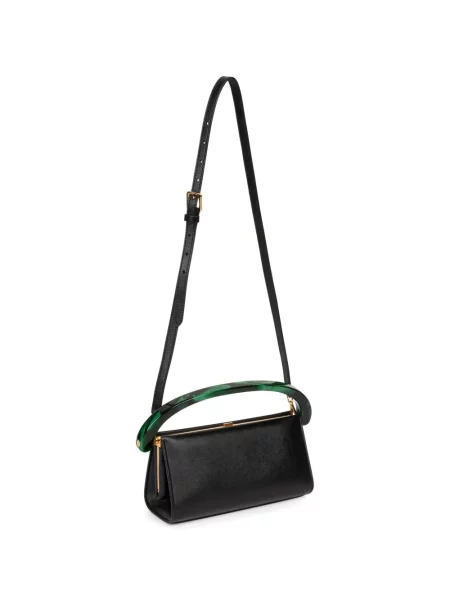 Geantă Dries Van Noten din piele negru