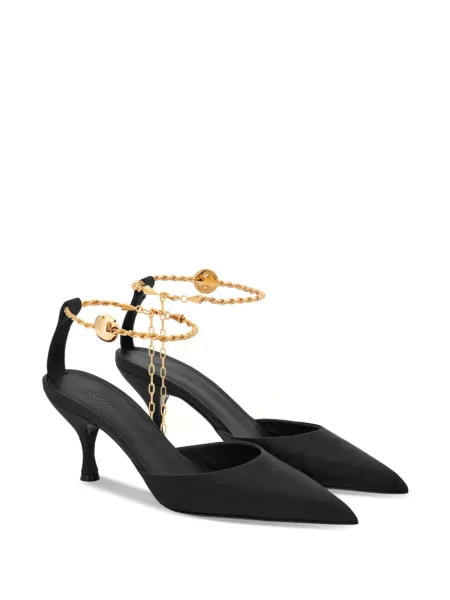 Vėrinys Ferragamo satininis juoda