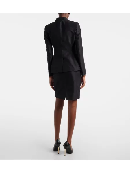 Fustă Gucci de mătase negru