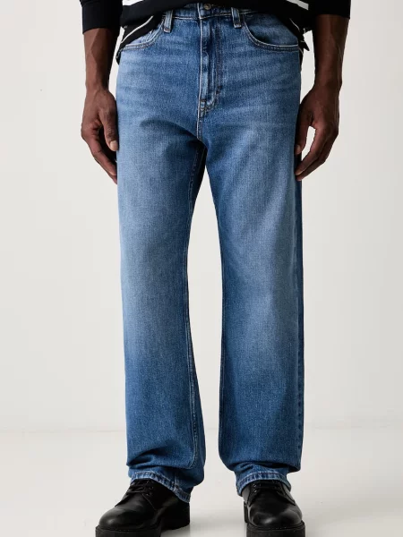 Tommy Jeans blugi regulari pentru bărbați albastru