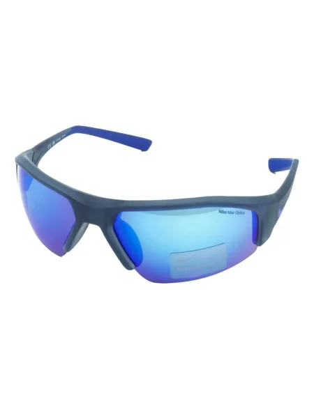 Ochelari de soare Nike cu cordon din jerseu cu imprimeu abstract gri