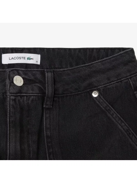Прямые джинсы Lacoste серые