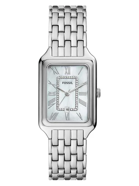 FOSSIL Ceas analogic RAQUEL' argintiu