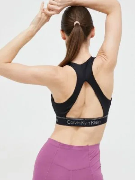 Calvin Klein Performance sportmelltartó CK Athletic sima fekete