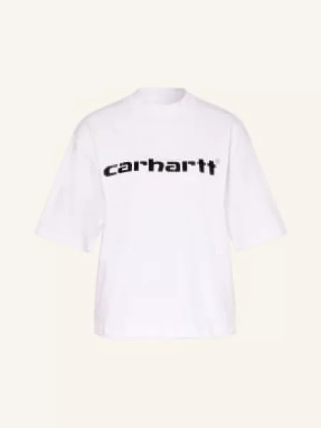 Carhartt Wip Tričko Archive Script bílá