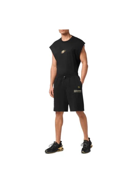 Spodenki sportowe Plein Sport czarne