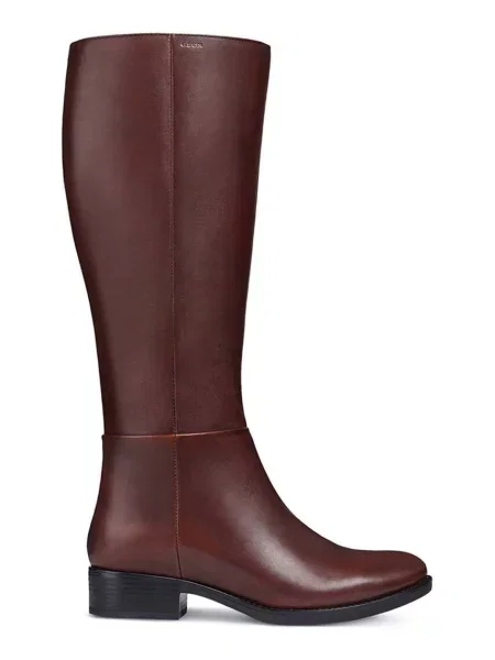 Cizme lungi riding Geox D Felicity D maro