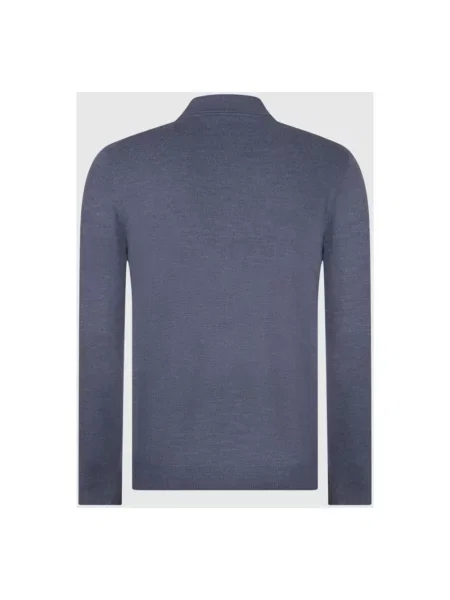 Sweter Gran Sasso wełniany niebieski