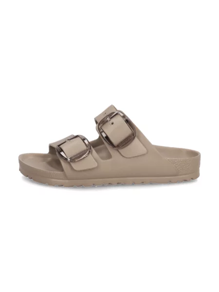 Pantofle Birkenstock s přezkou šedé