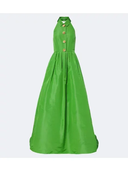 Rochie Carolina Herrera de mătase verde