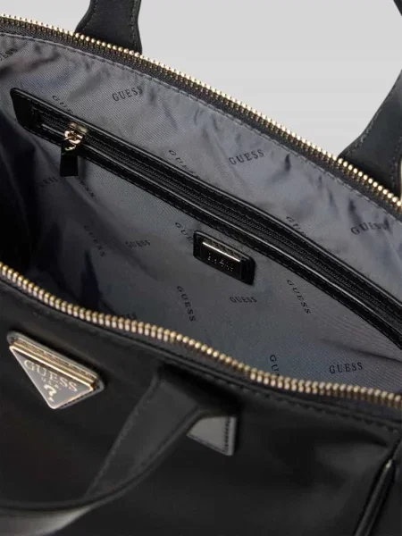 Shopperka Guess z logo czarna