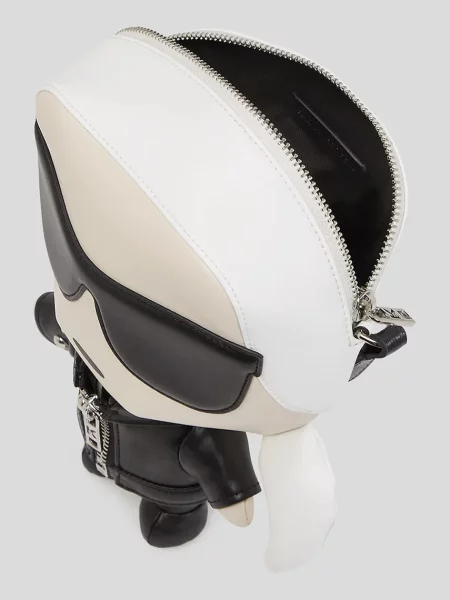 Karl Lagerfeld Válltáska testszínű fehér fekete