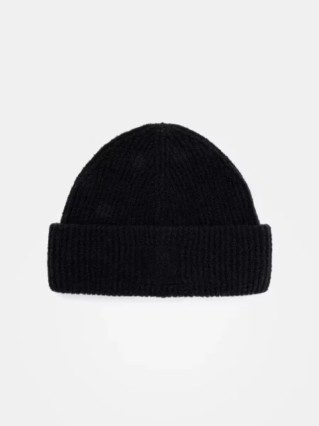 Marc O'Polo beanie pentru bărbați cu amestec de lână negru