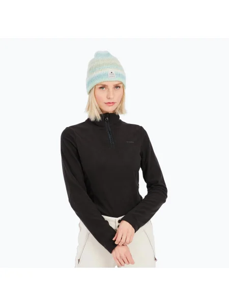 Дамски суитшърт Protest PRTRemutez Zip Active true black черно