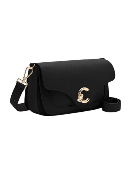 Torebka Coccinelle z magnetycznym zapięciem czarna