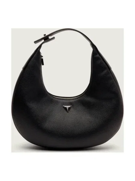 Geanta hobo Guess negru
