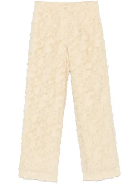 Pantaloni Samsøe Samsøe galben