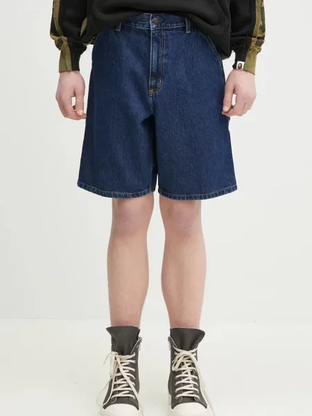 Carhartt WIP pantaloni scurți jeans Single Knee Short bărbați